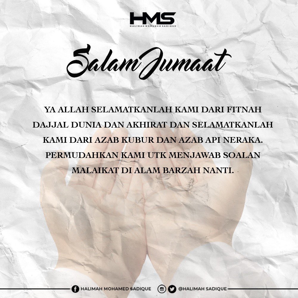 Salam Jumaat
23 Jun 2023 | 4 Zulhijah 1444