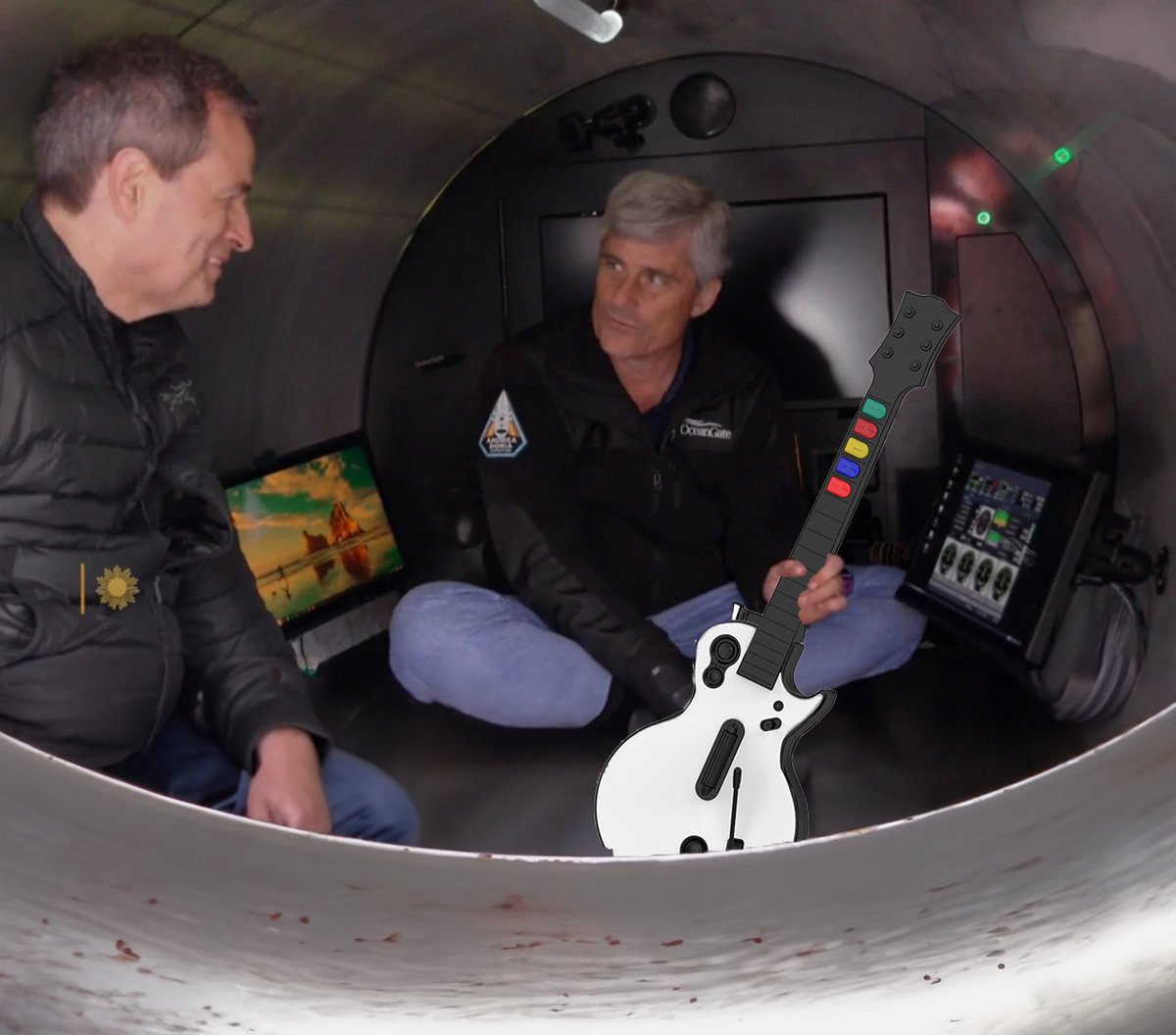 wait they were using WHAT to pilot the submarine?