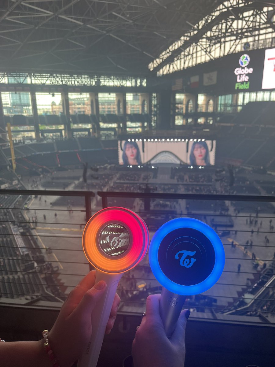Took my ONCE husband @OoshieRawr to see #TWICE as his Fathers Day gift! 
#READYTOBE_IN_ARLINGTON 
#TWICE_5TH_WORLD_TOUR_IN_DALLAS
