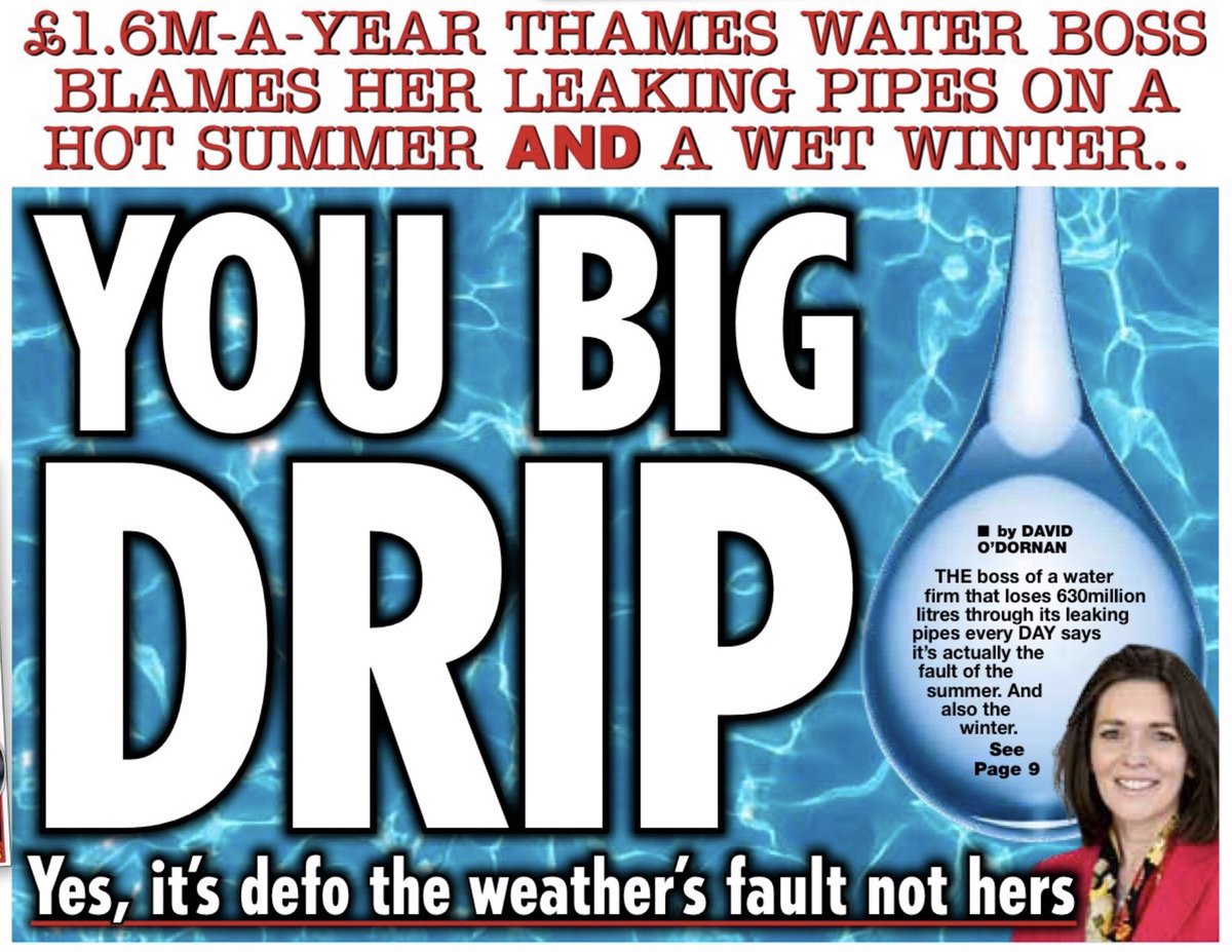 The ‘weather’..?

Someone didn’t get the memo..

#skypapers #climatechange #climatescam #thameswater #netzero