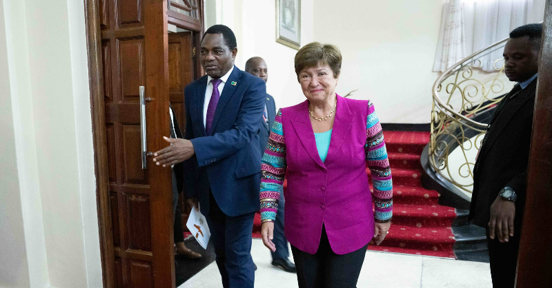 KGeorgieva's tweet photo. Very pleased by today’s announcement that Zambia has agreed a debt treatment with its official creditors. Great news for the Zambian people &amp; a significant breakthrough for the #G20CommonFramework showing it can deliver for countries committed to dealing with their debt problems.