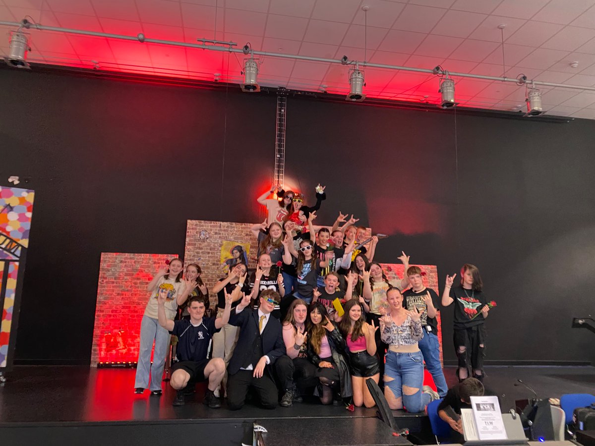 Could not be more proud of this phenomenally talented bunch of champions who rocked <a href="/Dumbarton_Acad/">Dumbarton Academy</a> all week! Thank you for all of your support and for a sell out audience. #WeCare #StrivingforExcellence