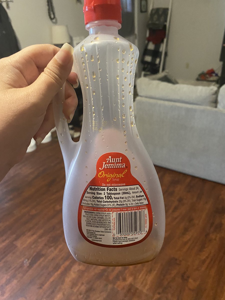 Tell me you’re married without telling me you’re married. I’ll go first :)

Made a kodiak muffin cup for a snack and wanted to add some syrup. I found this in my pantry…..

Dontkillhimdontkillhimdontkillhim.