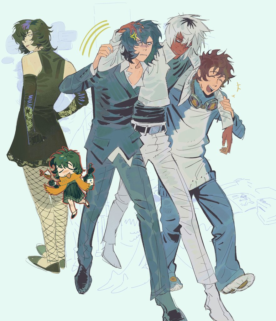 teenyRanibow's tweet image. kkss sketch dump :p