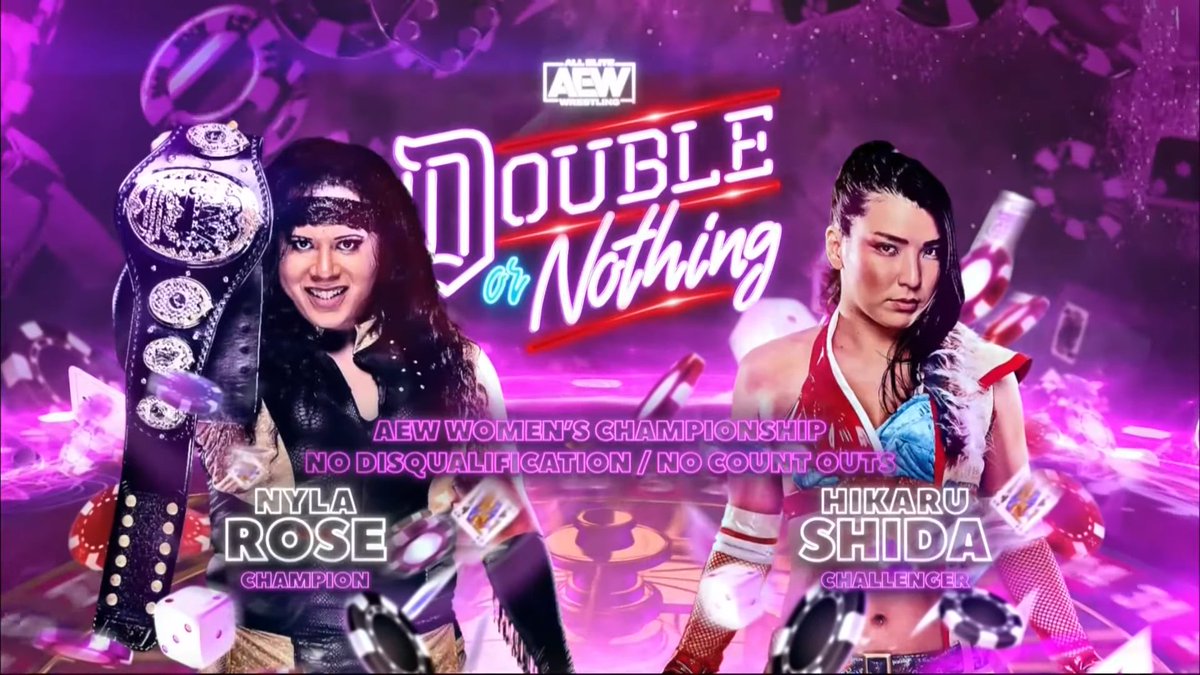 #23) HIKARU SHIDA vs. NYLA ROSE {AEW Double Or Nothing || 5/23/20}

Hikaru Shida carried the women’s division during the Daily’s Place Era as it's champion and her reign started in glorious fashion in a crazy No DQ match against Nyla Rose.