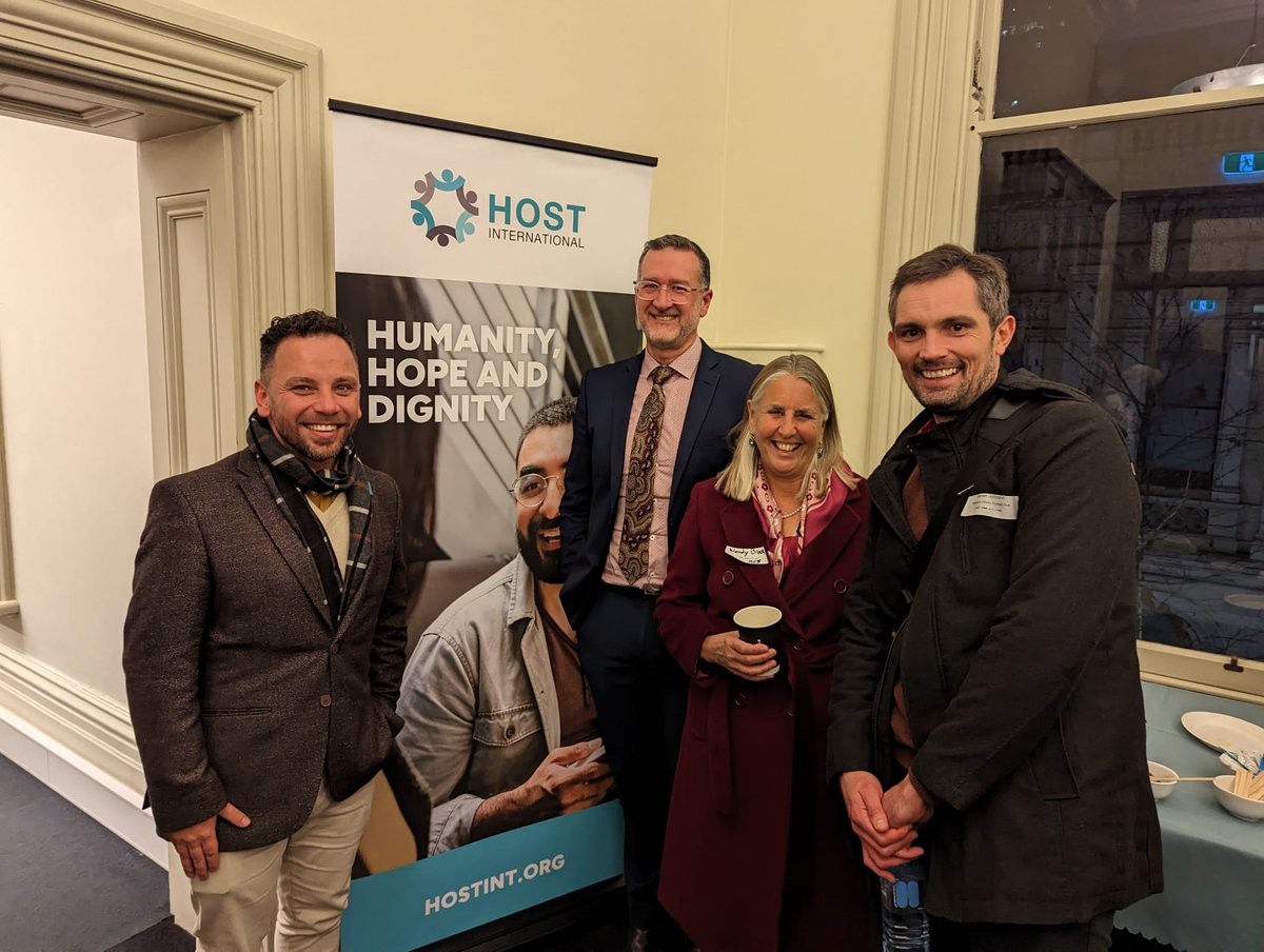 CowenCentre's tweet photo. Last night we sat in conversation with @HOSTintl &amp;
@UNrefugees in our event Finding Freedom for Humanity. 
"We need to get a renewal of commitment from the international community to commit to the convention." Nai Jat Lam #RefugeeDay #WorldRefugeeDay #WithRefugees https://t.co/b6Y5IGmNwf