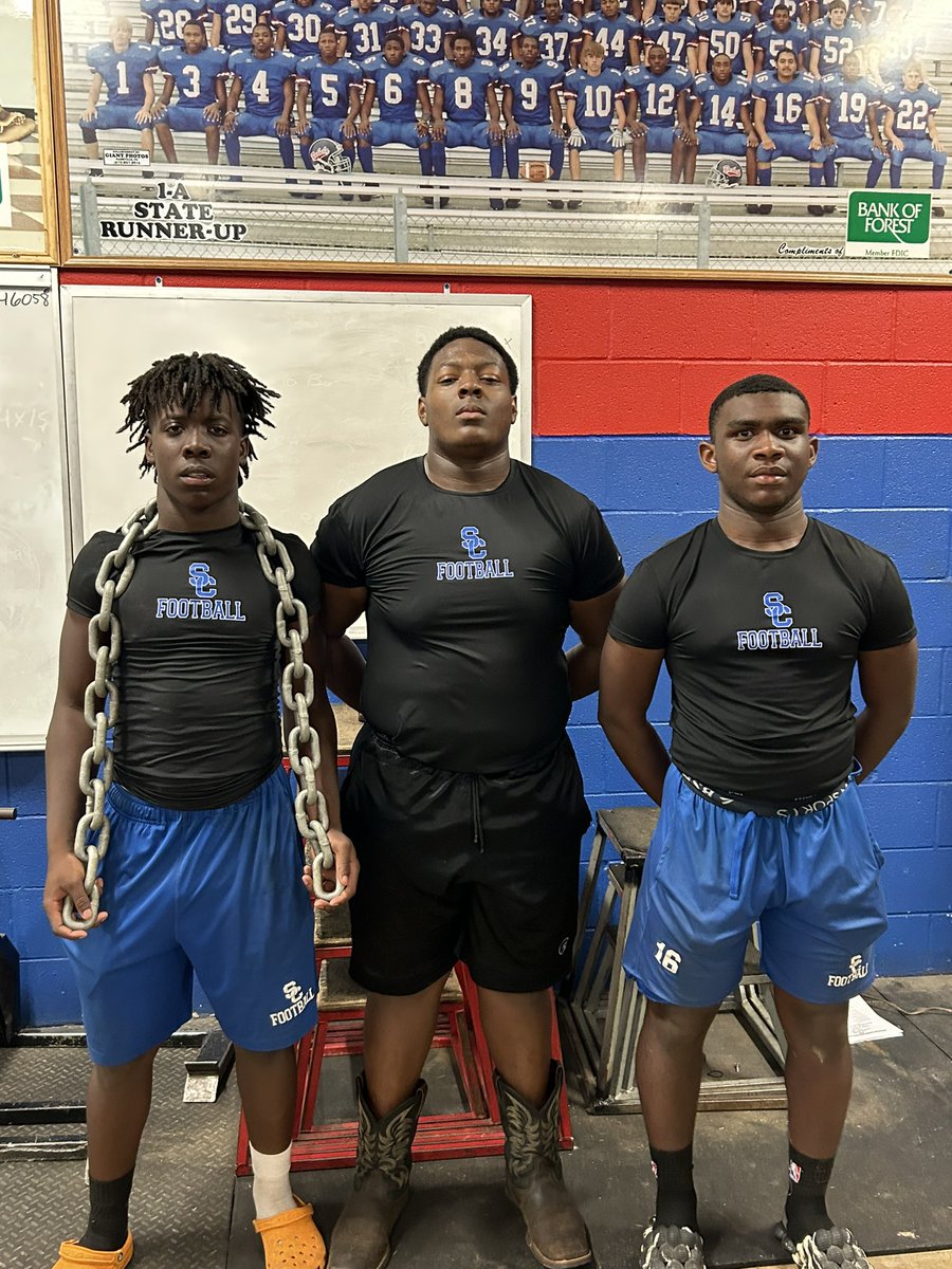 This weeks Iron Rebels. Another group of young men who showed the leadership qualities we expect in our Scott Central Rebels. Marquavious “Chop” Bradford, Frayshaun Darby, and Dabron Wash.