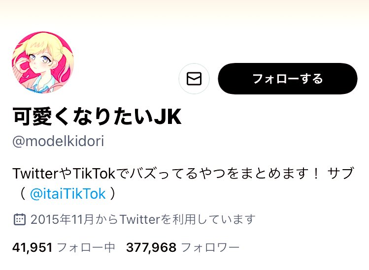 【追加】インフルエンサー晒しbot→可愛くなりたいJKへ