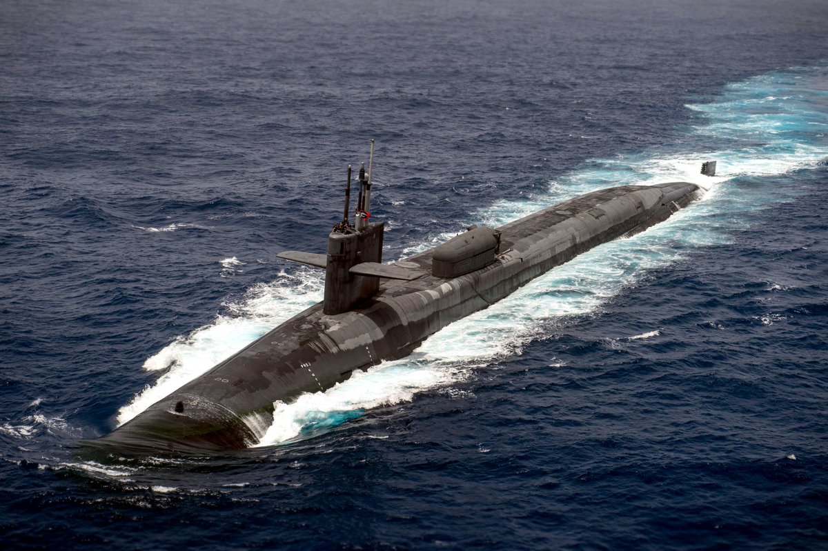 𝘚𝘵𝘦𝘢𝘭𝘵𝘩, 𝘈𝘵𝘵𝘢𝘤𝘬, 𝘊𝘩𝘢𝘯𝘨𝘦 - USS Georgia (SSGN 729) in the Arabian Sea operating with the Dwight D. Eisenhower Carrier Strike Group #OTD in 2021 #ThrowbackThursday
#USNavy #SUBGRU10 #SUBRON16