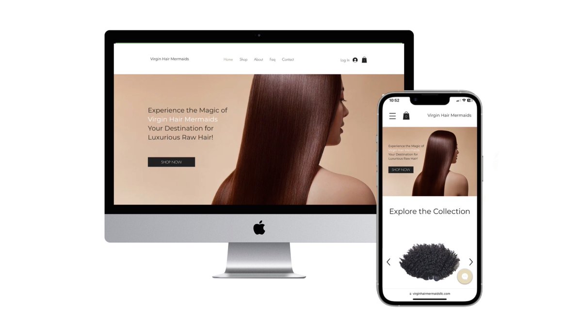 DesignU_'s tweet image. Website we designed for our client Virgin Hair Mermaids. 🧜🏾‍♀️

For website design services send us an inquiry at designu.co 

#WebsiteDesign #Website #Branding