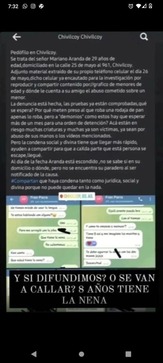 <a href="/mauroszeta/">Vía Szeta</a> PEDOFILO EN CHIVILCOY!!! ESTA PRÓFUGO