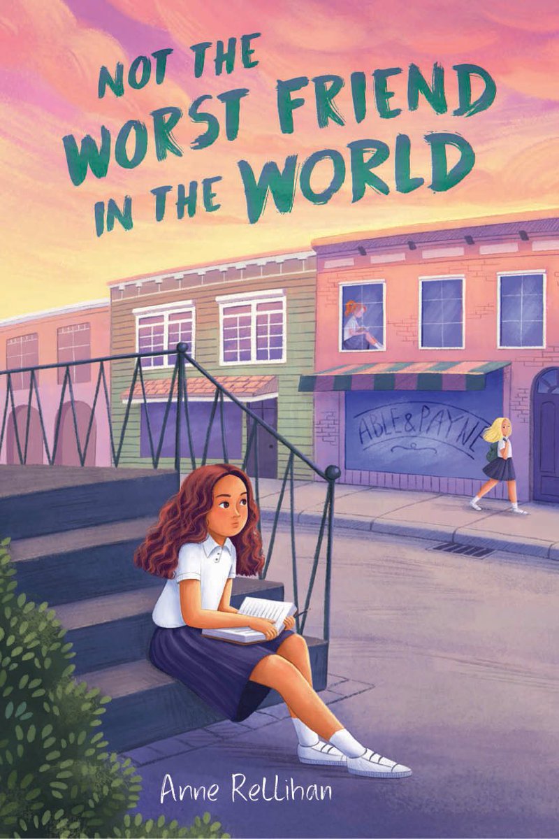 I'm so excited to share this absolutely gorgeous cover art by @RamonaKaulitzki and to share that NOT THE WORST FRIEND IN THE WORLD is now available for preorder (link in bio!) Coming February 6, 2024 from Holiday House! @HolidayHouseBks #kidlit #middlegrade #CoverReveal #debut
