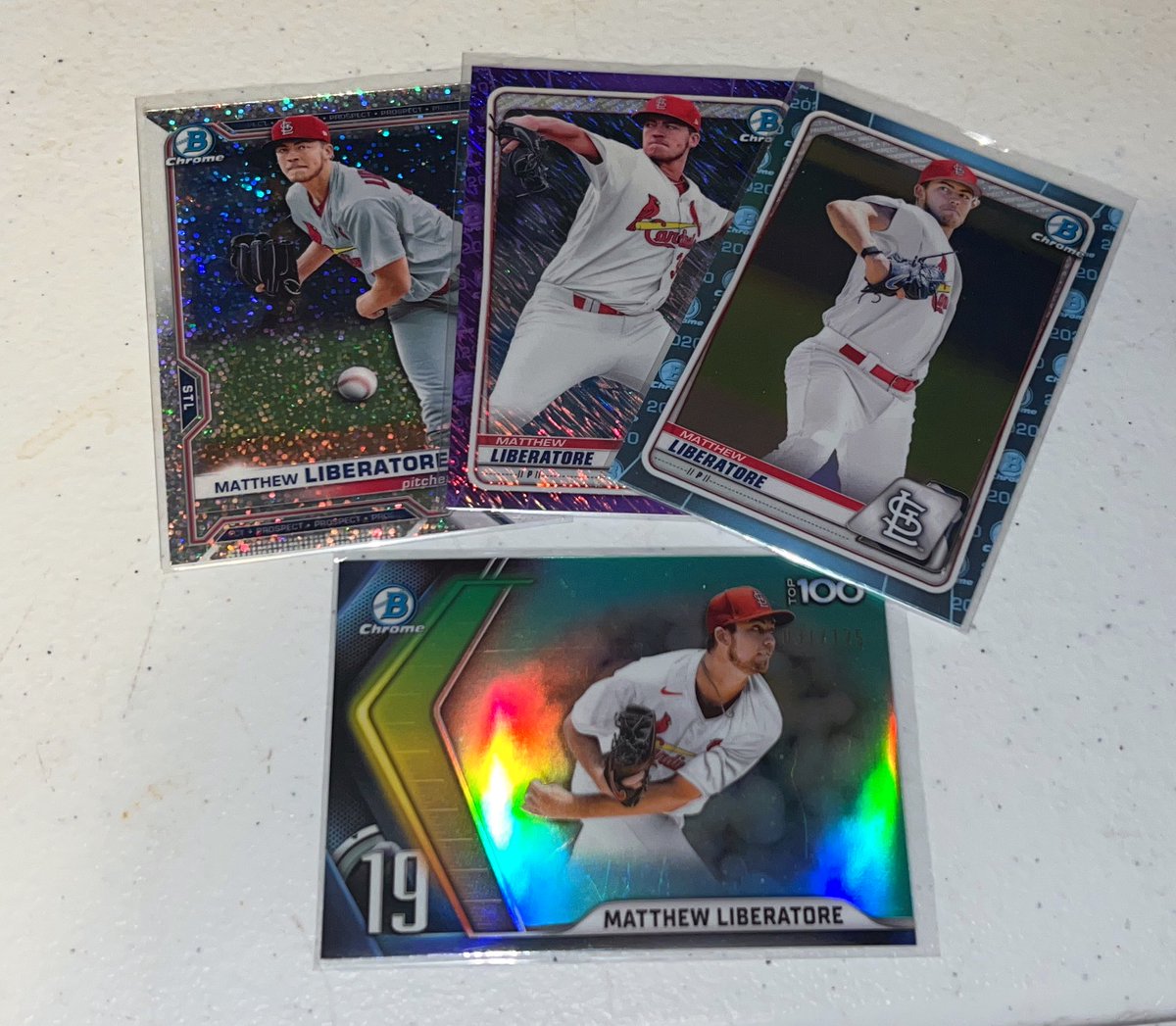 Matthew Liberatore Lot 

$7.50

Speckle /299
Aqua /125

@CardboardEchoes