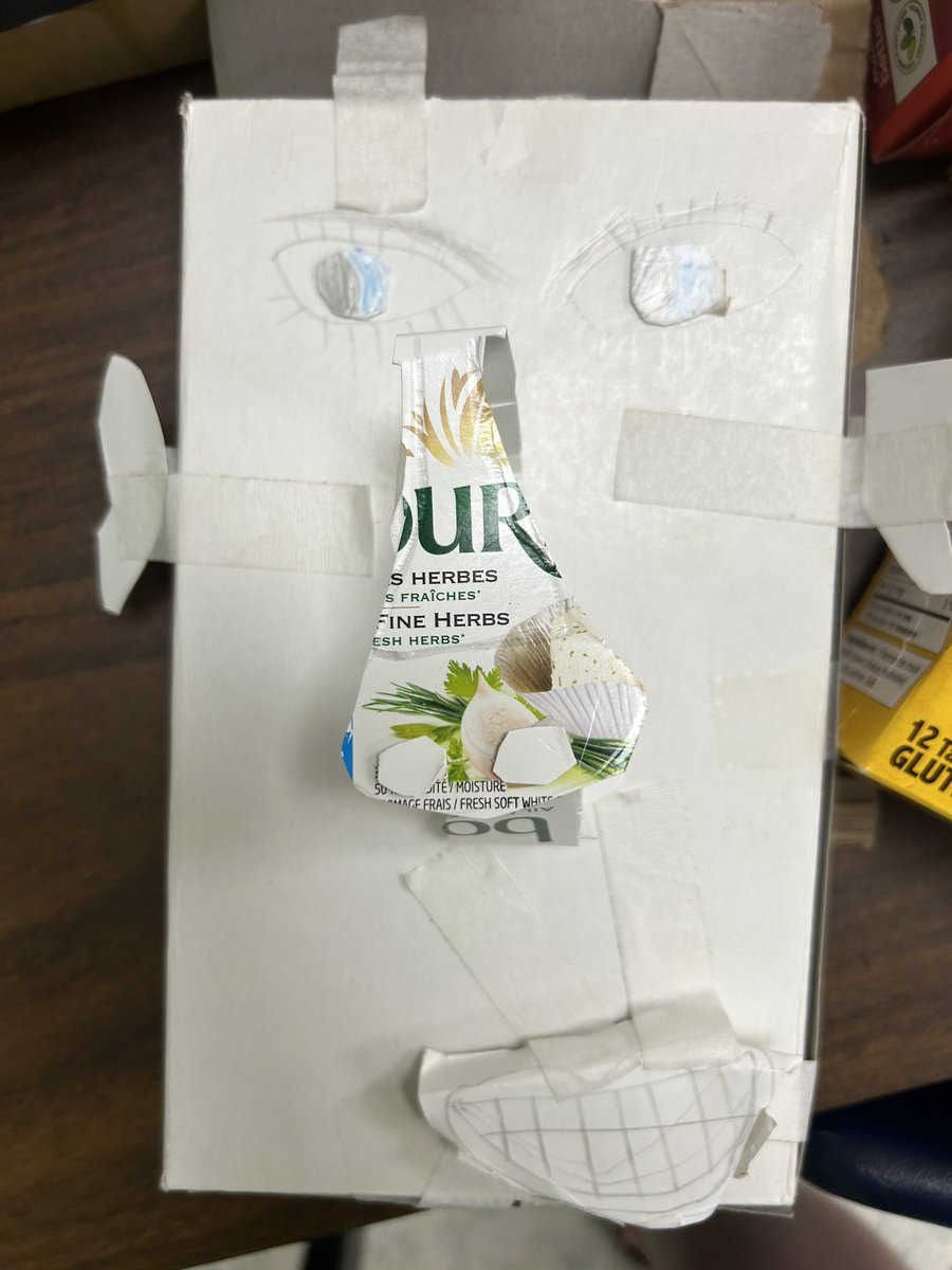 MsKeyota's tweet image. The magical world of creating characters out of recycled cardboard boxes. Tomorrow we will write our narrative stories based on these creations. #OcsbSteam #cardboardboxes #OcsbArts #BeCorpus @CorpusOCSB @ParentsCorpus @OttCatholicSB