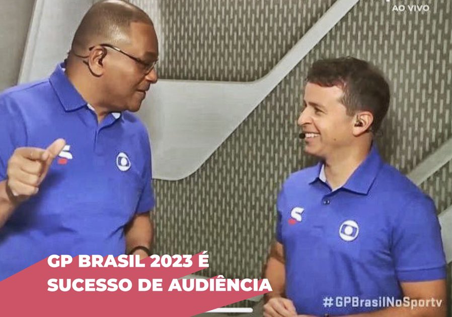 O GP Brasil (G1) foi sucesso de audiência! 🤩 Transmitida pelo Sportv2, a prova liderou a audiência no período de 16h20 até às 17h20. 👏

A atração, que contou com as participações de <a href="/celsonafonso/">Celson Afonso</a> e Eusebio Resende superou, no horário, outros canais como Globo News e Multishow.