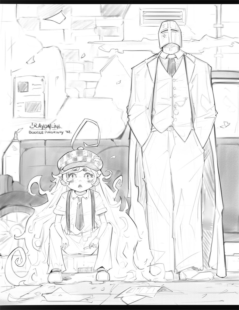 CrayonlingArt's tweet photo. 72, just the two of us #doodle #sketch https://t.co/RVlkyyCENG