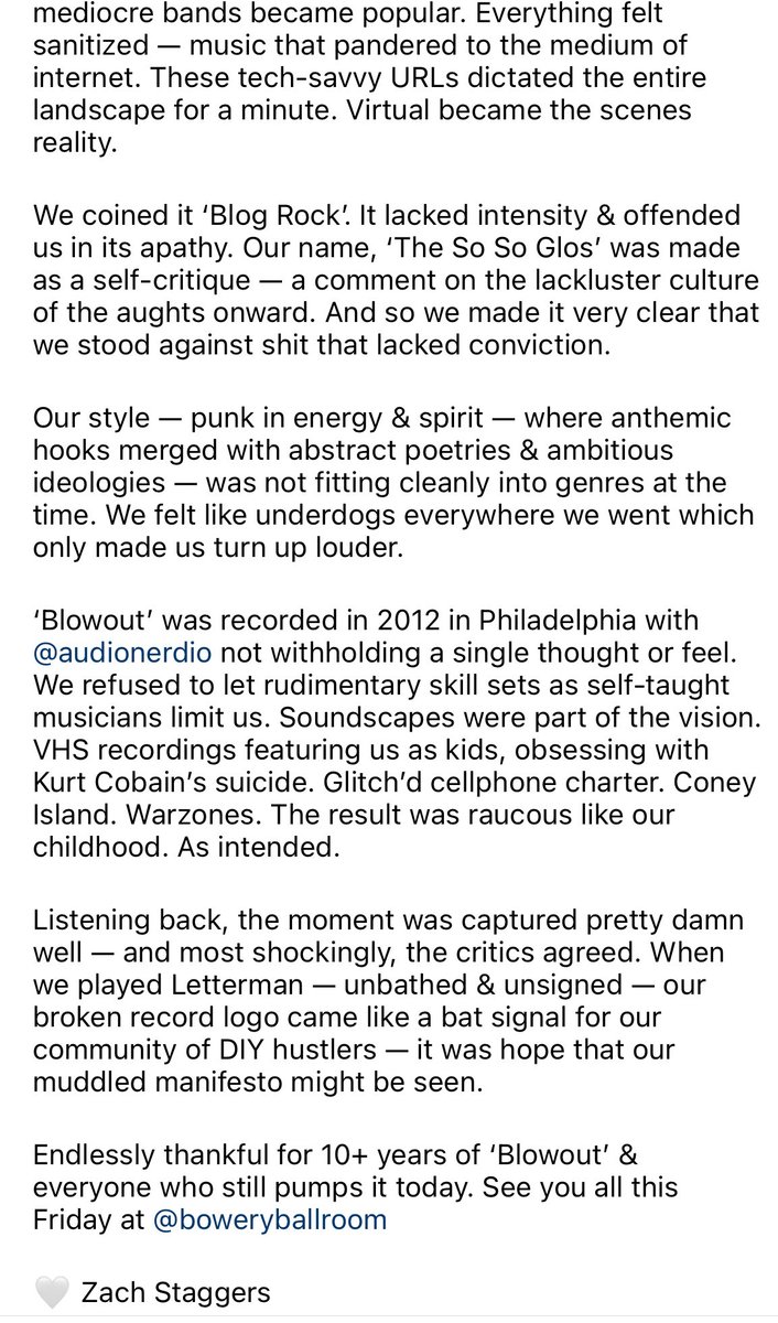 Spider Stacy (@spiderstacy) on Twitter photo Totally stoked to be performing with those heroic pioneers of the New York DIY scene the So So Glos <a href="/boweryballroom/">Bowery Ballroom</a> on Friday night. Read this quite brilliant post by sticksman <a href="/ZachStaggers/">Zach Staggers</a> - tells you exactly what’s what. C’mon New York! Totally stoked to be performing with those heroic pioneers of the New York DIY scene the So So Glos <a href="/boweryballroom/">Bowery Ballroom</a> on Friday night. Read this quite brilliant post by sticksman <a href="/ZachStaggers/">Zach Staggers</a> - tells you exactly what’s what. C’mon New York!