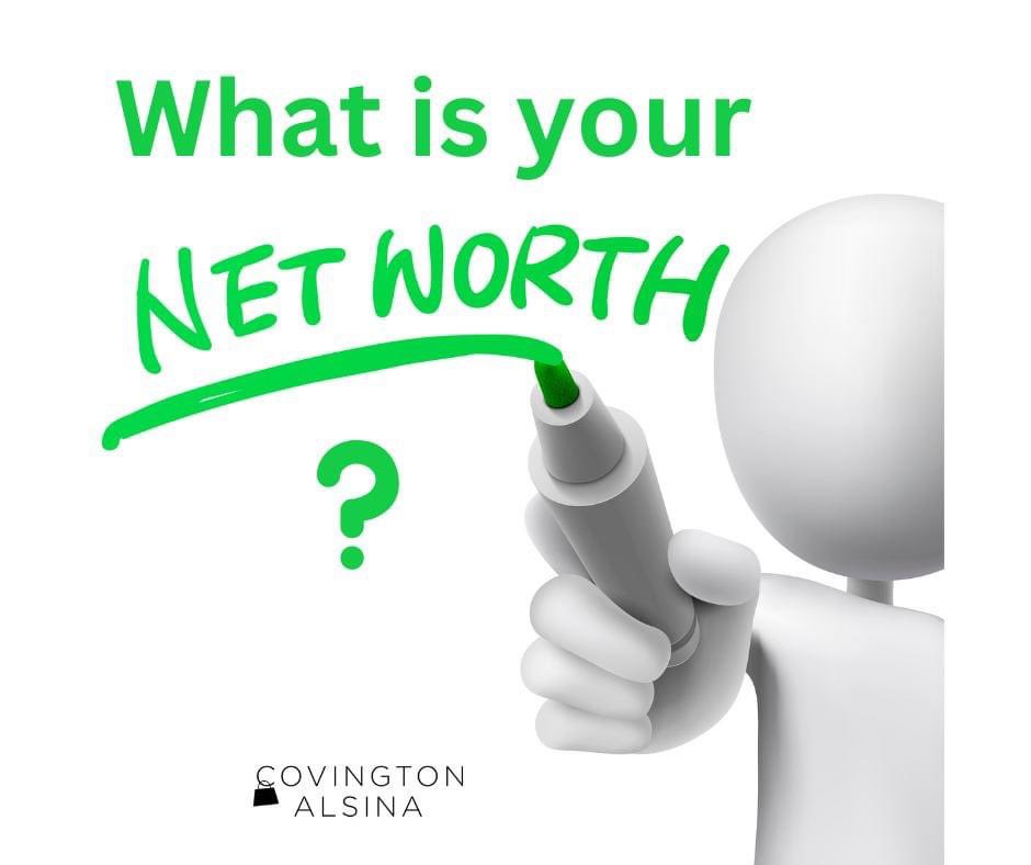 A study by Credit Karma found that just over half of Americans don’t know how to calculate their net worth. Do you? See our online calculator at:
covingtonalsina.com/resource-cente…