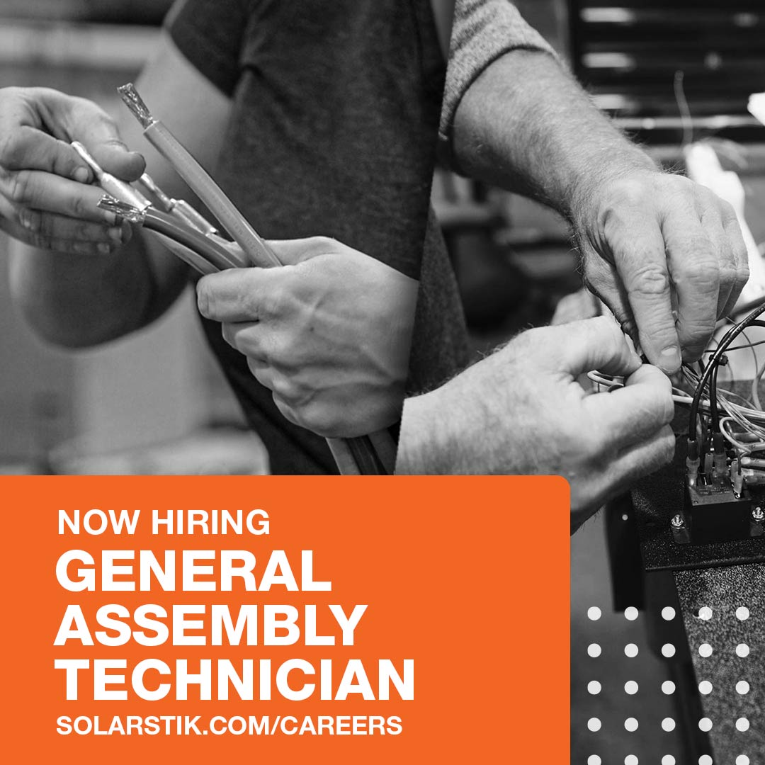 SolarStik's tweet image. Are you passionate about crunching numbers, working with your hands, or building relationships? We have openings for Accounting Support Specialists, Sales Associates, and more. Join our team of innovators! solarstik.com/careers