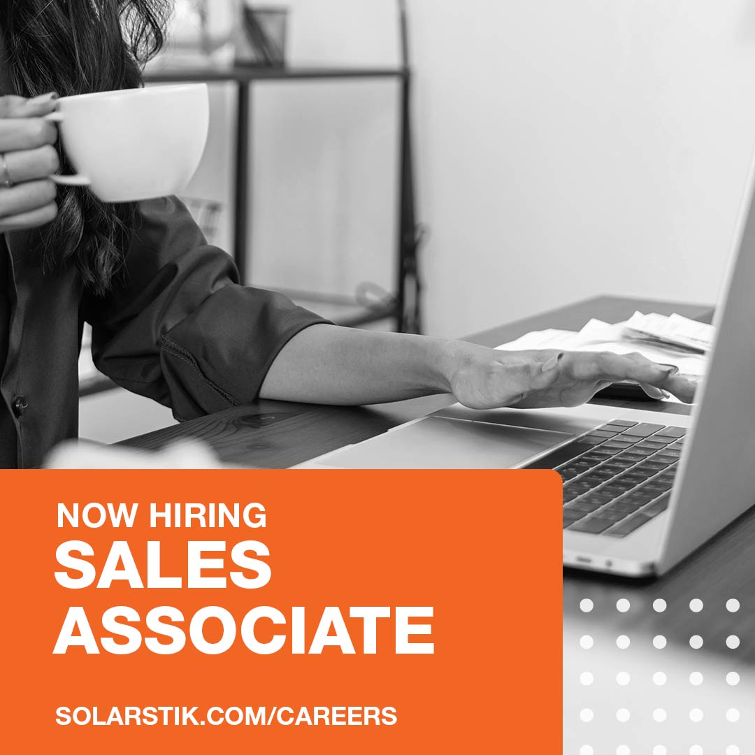 SolarStik's tweet image. Are you passionate about crunching numbers, working with your hands, or building relationships? We have openings for Accounting Support Specialists, Sales Associates, and more. Join our team of innovators! solarstik.com/careers