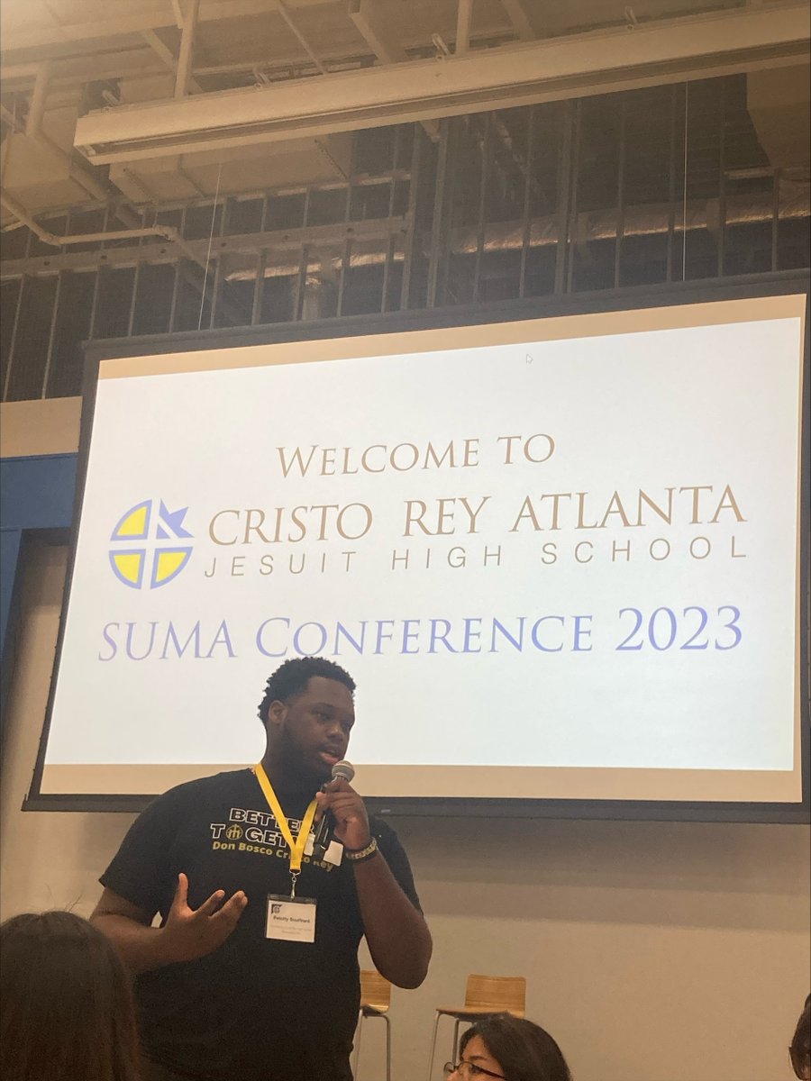 DonBoscoCR's tweet photo. Our rising seniors Pelotty and Janelly had the amazing opportunity to attend the Student Union for Mission Alignment (SUMA) conference at Cristo Rey Atlanta High School. 1/2

#dbcr #donboscoCR https://t.co/qYhT9sLrD0