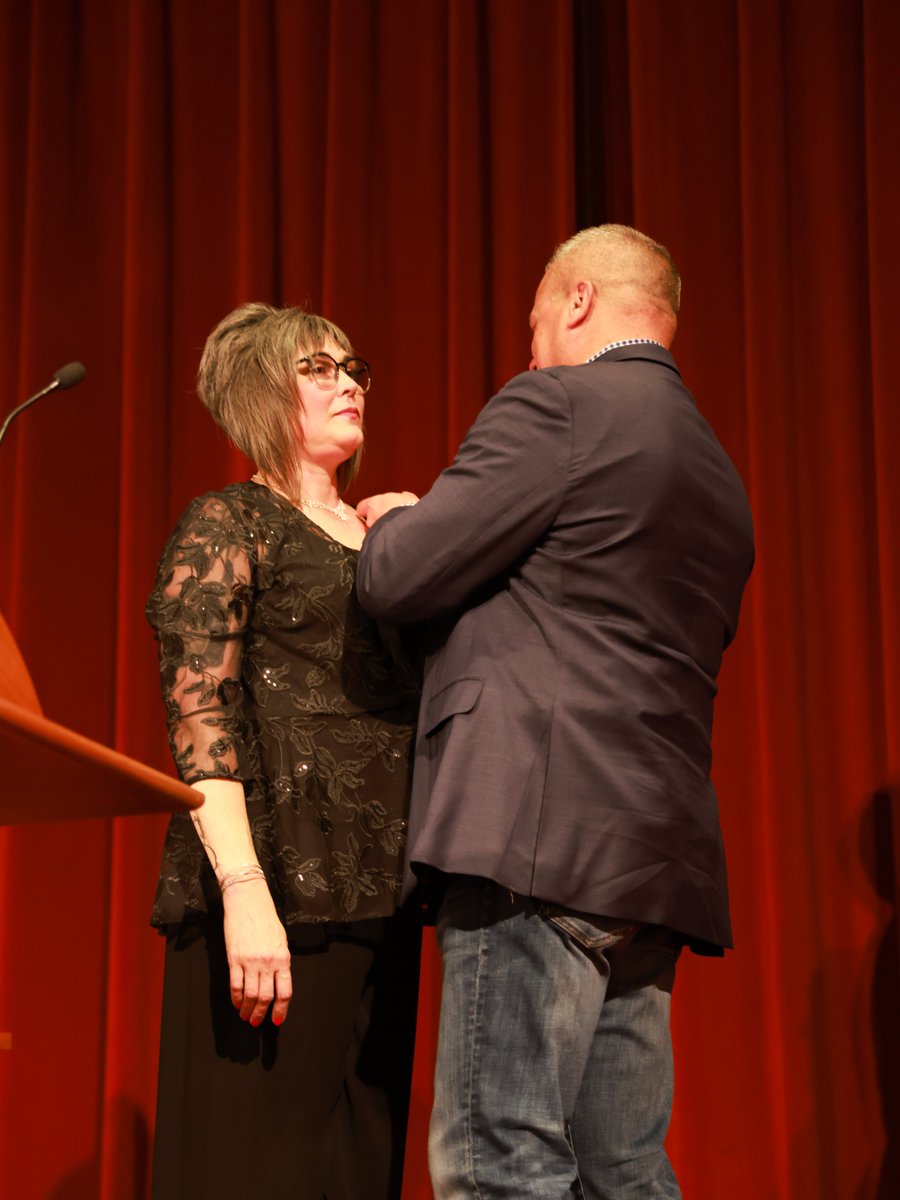 "The most reliable way to predict the future is to create it." #NACVSO President Christopher Hinton quotes US President Abraham Lincoln upon accepting the gavel from Immediate Past President Nichole Coleman who also accepted the IPP pin from Past President Herm Bruer. #NACVSO2023