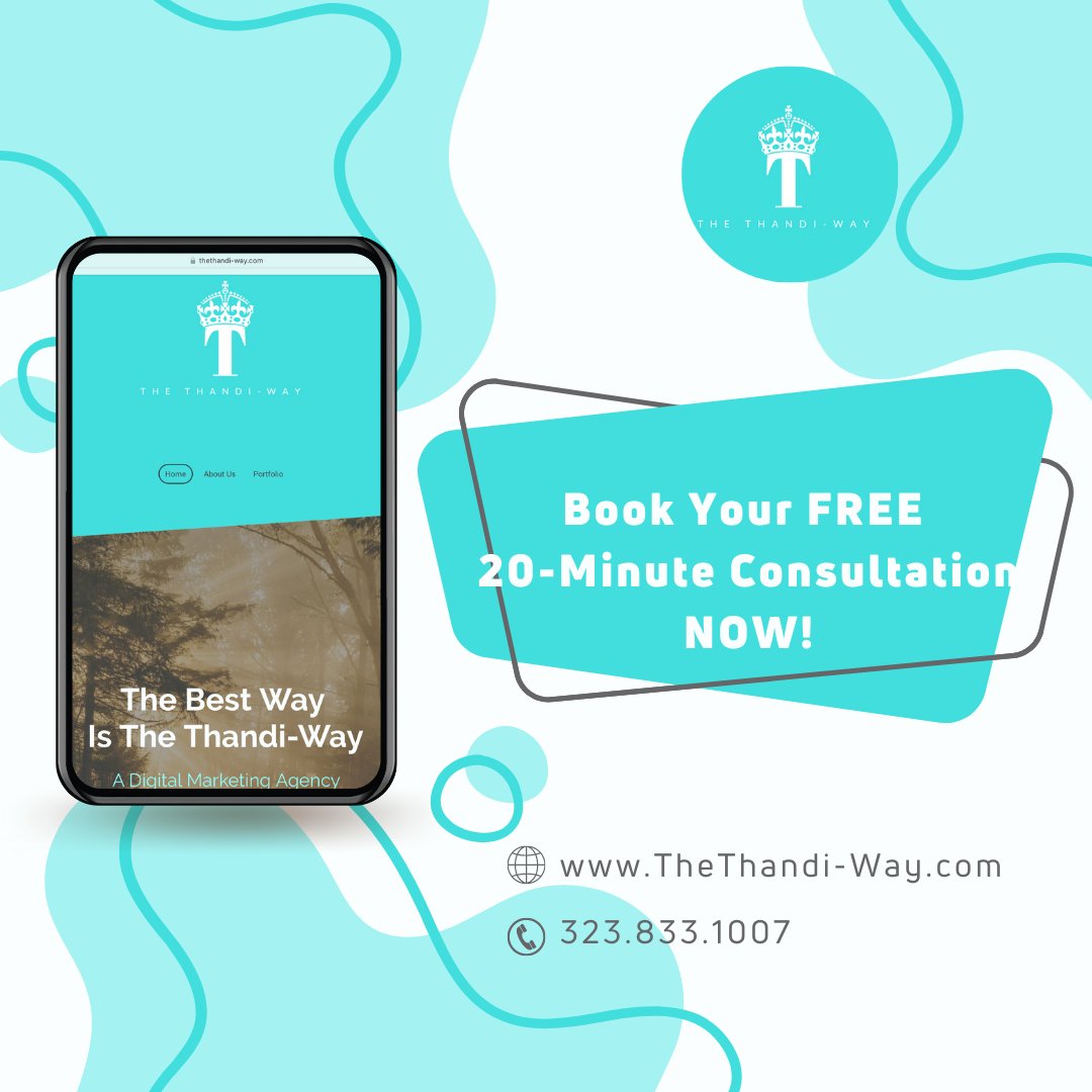 Marketing rule number one: Be so good they can't ignore you. Rule number two: Hire The Thandi-Way to make sure they don't! 😉🔥 #MarketingMastery #BrandRecognition #thethandiway

thethandi-way.com