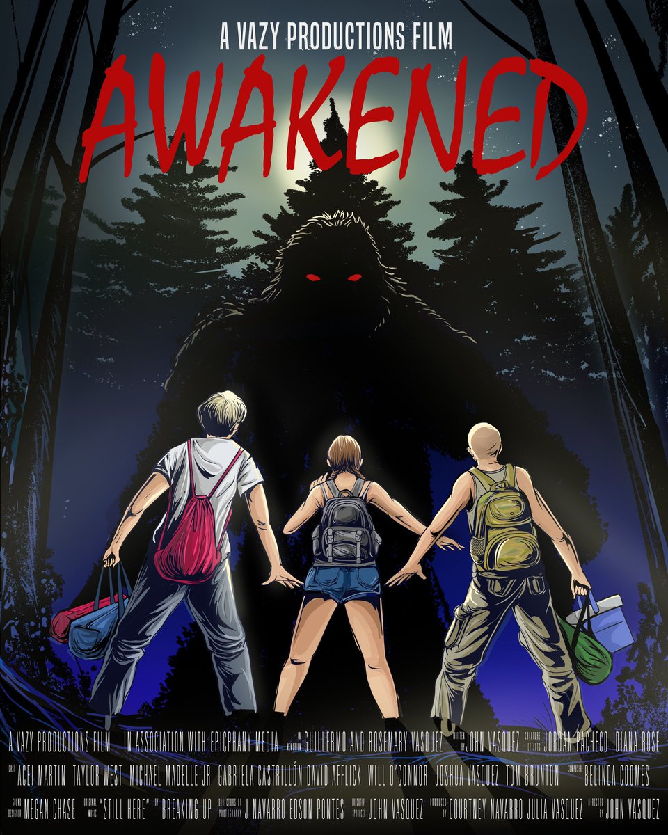 #Contest time! We’re giving away an #Awakened poster - shipping incl. To enter, react/comment on this post. Winner gets announced on June 27, 2023 at 9pm EST. Rules: Only open to US residents.  #awakenedfilm #awakenedmovie #bigfoot #bigfootfilm #stomp #stompfilm #stompmovie