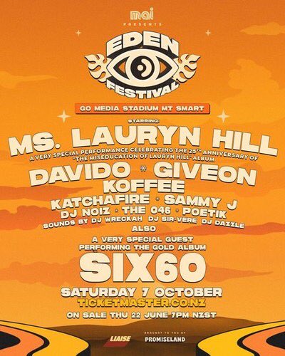 DAVIDO & MS LAURYN HILL 🤝

Australia 🇦🇺 
New Zealand 🇳🇿