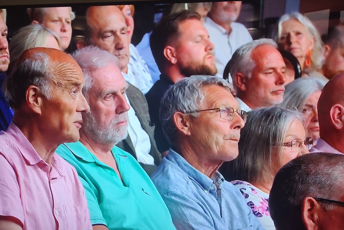 Average age of the audience? #BBCQuestionTime