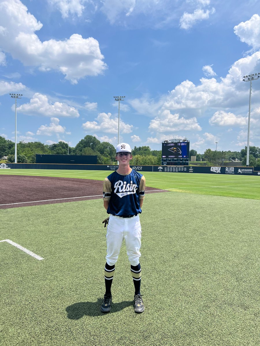 FiveToolOK's tweet photo. F: @RisinBaseball Richardson 4, Diamond Prospects Hytche 2024 2
PoG: Zane Griggs 3-3, RBI, R https://t.co/WHvopfe2W0