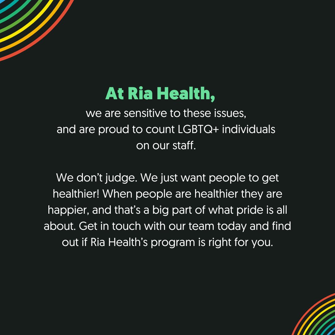 RiaHealthSF's tweet photo. Happy #Pride Month. Join us as we celebrate the differences that make us unique by empowering those around us to live the life they dream of. While June can be filled with optimism and hope, it’s also a time to focus on some of the issues faced by LGBTQ individuals. #pride2023 https://t.co/3hALxoGifS