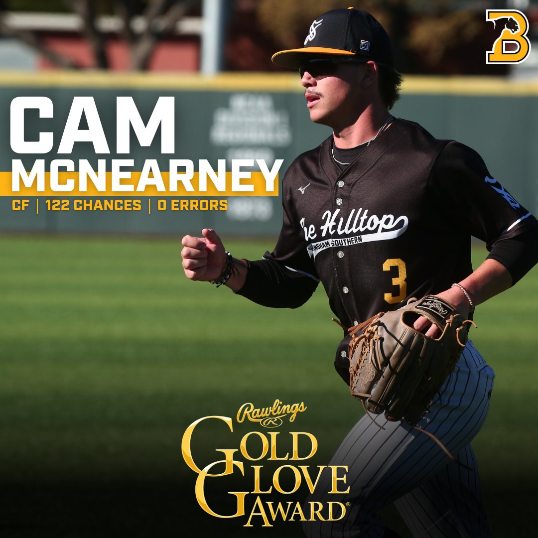 71% of the Earth is water and the rest is covered by Cam McNearney in the outfield. 

Congratulations @camcnearney48  on a perfect defensive season and earning  one of the most prestigious awards in college baseball! @BSCBaseball @RawlingsSports #RawlingsGoldGloveAwards