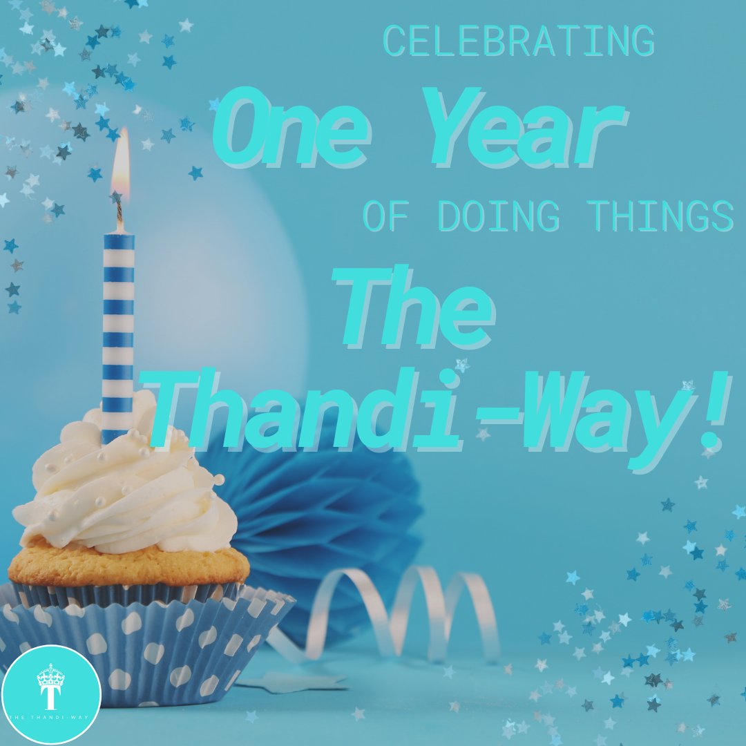 Drumroll, please! 🥁 It's our big launchiversary! 🎉🚀 The Thandi-Way is celebrating one year of empowering businesses and creating marketing magic. Here's to many more years of success together! #Launchiversary