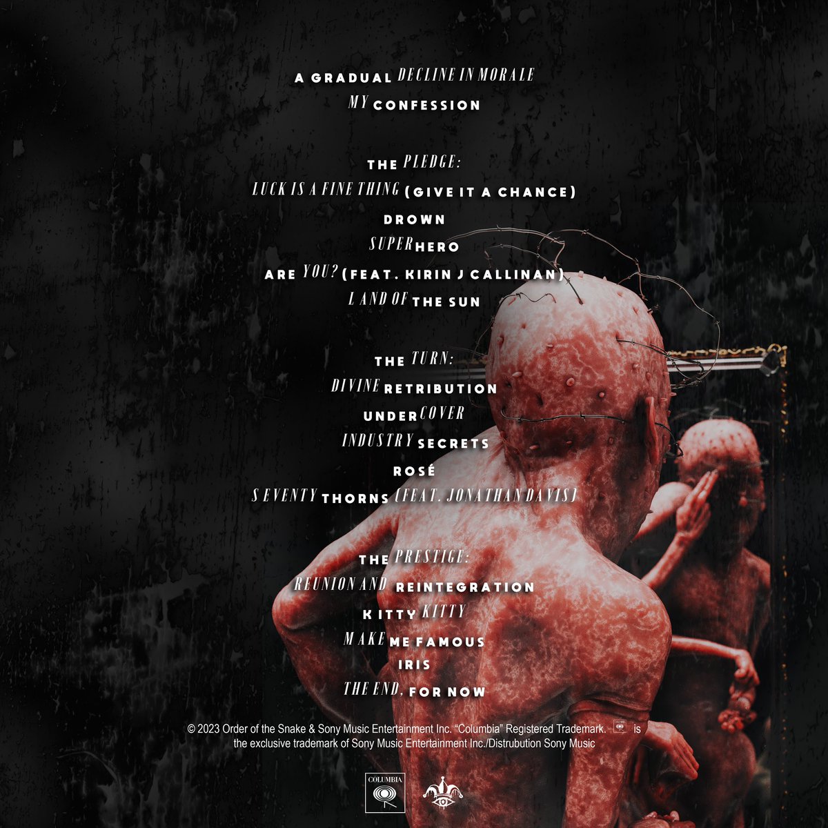 kimdrac's tweet photo. After two years, my debut album “A Gradual Decline In Morale” is finally complete. This thing has been a part of me for a long time now, and it’s finally ready to share with the world. I do not think anyone is ready for the absurdity that is to come. More information soon. https://t.co/FsM5LD9kZw