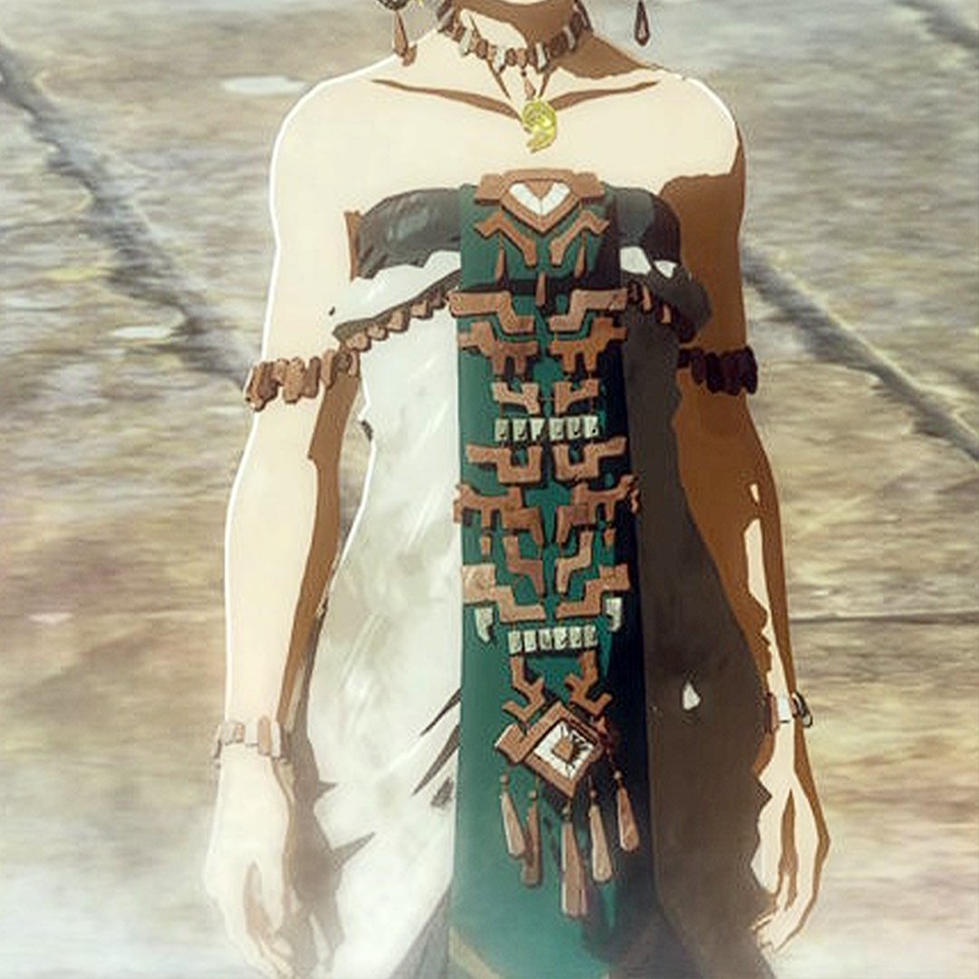 TADAAAAAAA! #Zelda 's Tabard is finished!!!✨🥹⁣
⁣
It took me 1 week to make all these details in E.V.A foam, I tried to make it with a very rustic appearance of carved stones to match the dress’s era~☺️⁣
⁣
#TEARSOFTHEKINGDOM