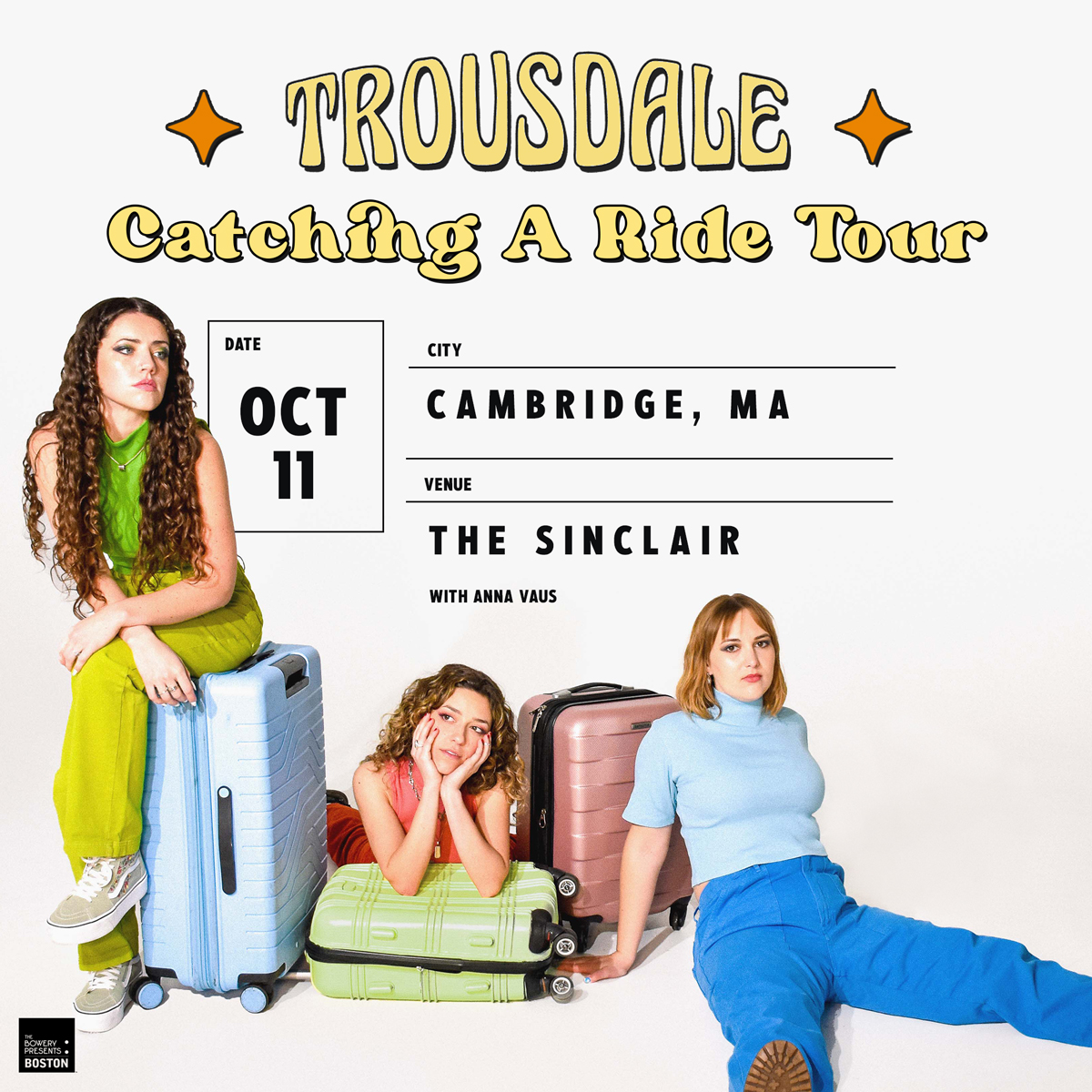 TheSinclair's tweet image. 🚨 ON SALE NOW 🚨
10.11 @TrousdaleMusic 
11.18 + 11.19 @thehotelyear &amp;amp; @Foxing 
🎟️🎟️&amp;gt;&amp;gt;&amp;gt; axs.com/series/18984/o…