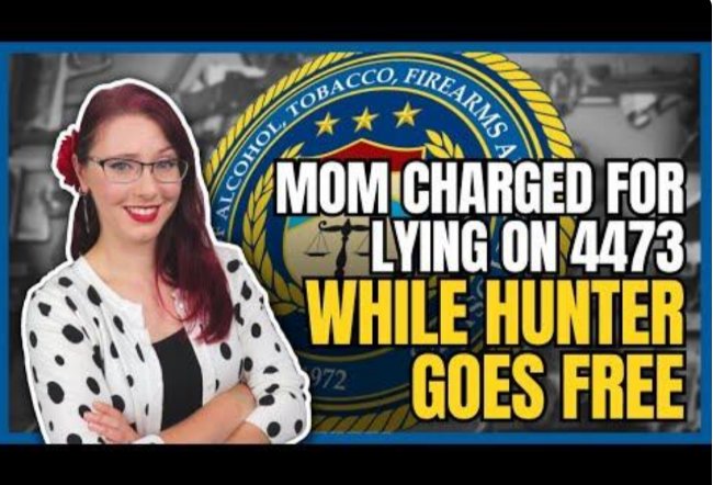 MidnightVision5's tweet image. A #black mother is getting the full weight of federal law while #HunterBiden goes free for the same drug and firearm charges.

#SecondAmmendment
#2A #GunOwners #NRA 
#BlackTwitter
#BLM #BlackLivesMatter
#form4473 

youtu.be/f6sXZgGZGCI
