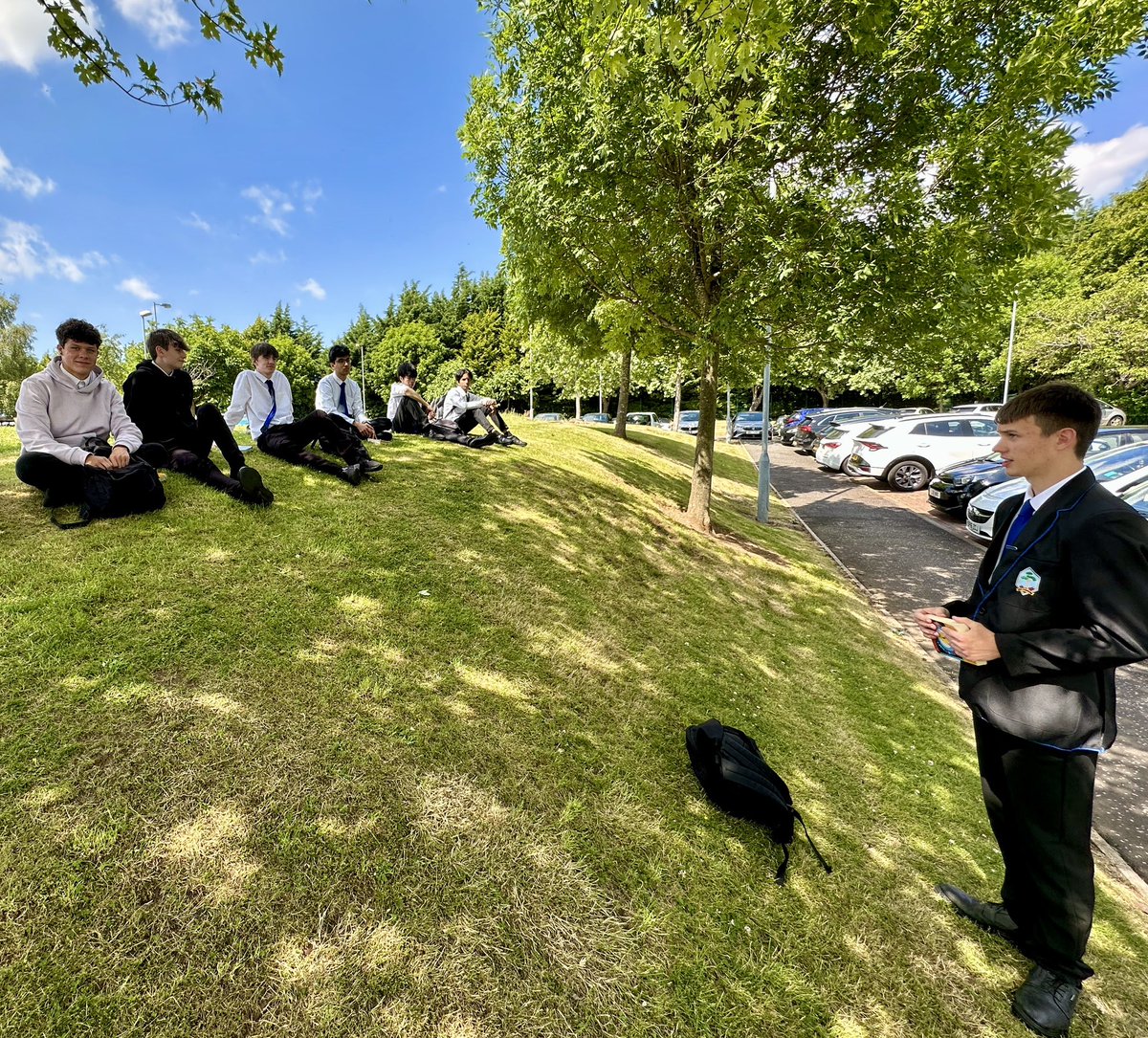Our Advanced Higher class are doing their weekly book club! They are reading The Code Book: The Secret History of Codes and Code-breaking by Simon Singh <a href="/SLSingh/">Simon Singh</a>! They are enjoying finding out about encryption through history! <a href="/FirrhillHigh/">Firrhill High School</a>