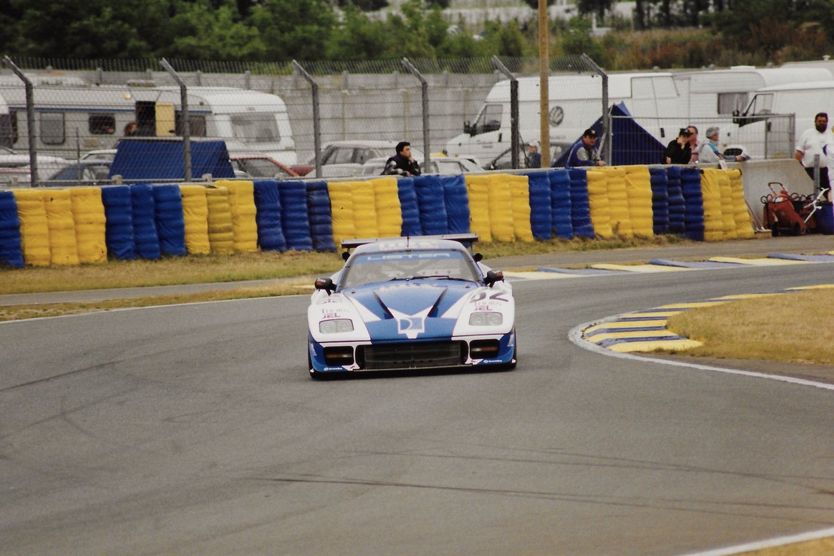The Storm GTS, adapted for the new GT1 category, debuted at the 1995 24 Hours of Le Mans. The Storm passed qualifying and lined up to start the French classic in 24th. A frustrated team retired their unique sportscar after 40 laps. The gearbox failed them. (2/4) #GTCatalog