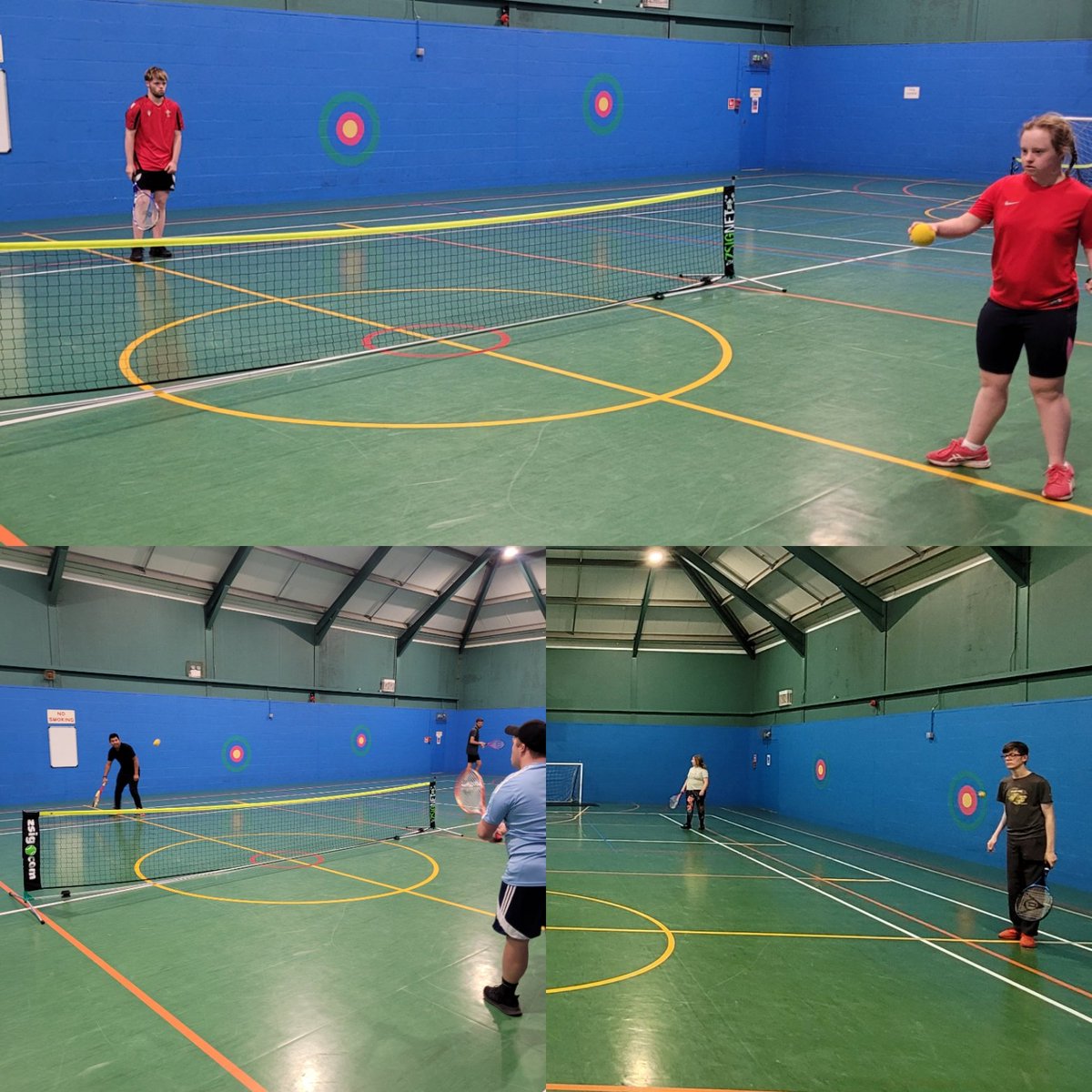 DerwenBen's tweet photo. What a fantastic evening at the inaugural Derwen tennis tournament! Students played a round robin tournament in good spirit, with some great skills, effort +sportsmanship on show. Justin came out on top with Josh 2nd! @DerwenCollege @SteveE_Derwen @TennisShrops @DanMaskellTrust https://t.co/6YjnQddmnA