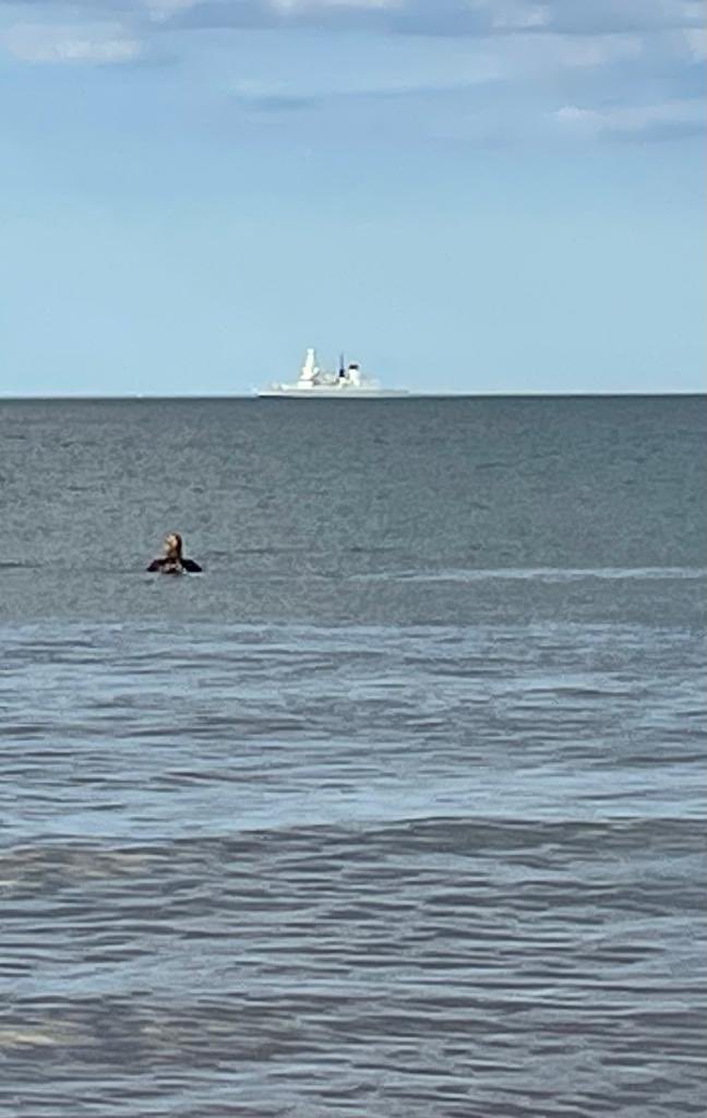 indigozuluink's tweet image. Hi there @HMSDefender 👋🏼 Nice to see you pop into the Bay. 

Naturally I had to take a quick swim to investigate.

I’ve sent a number of prints to some of ships company recently! If anyone else would like one, please drop me a DM!

#hmsdefender #royalnavy #ArmedForcesWeek