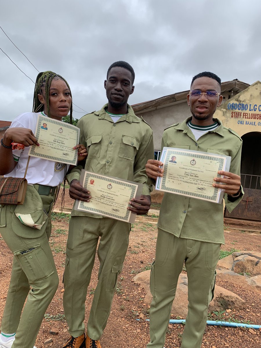 osundodeelcds's tweet photo. We start with the end of NYSC from the very beginning to the prepared for the end
#mindthegap_ng
#DODEELCDS https://t.co/mUnFxLWZQQ