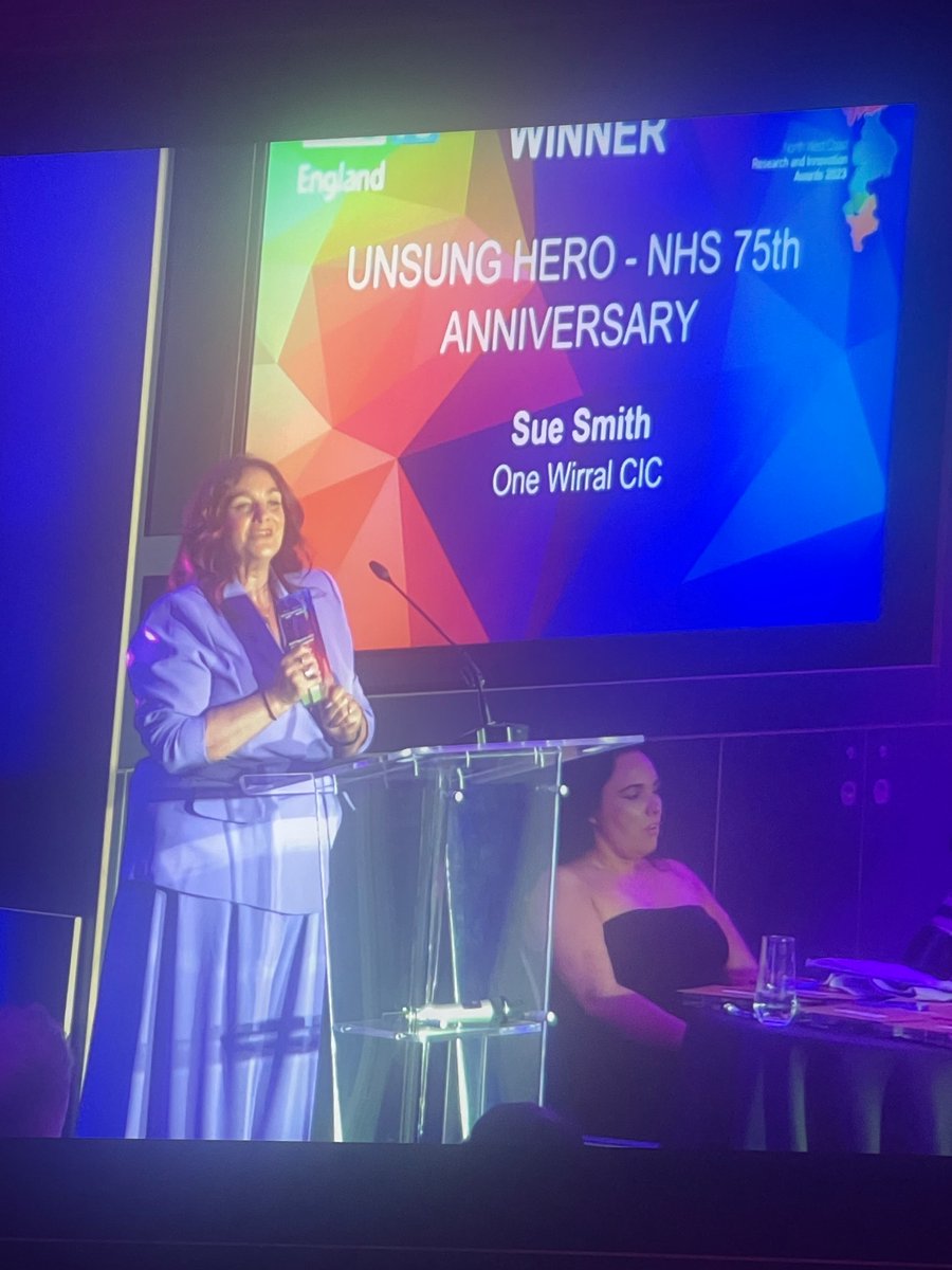 Congratulations Sue Smith, the wind beneath many peoples wings 🖤