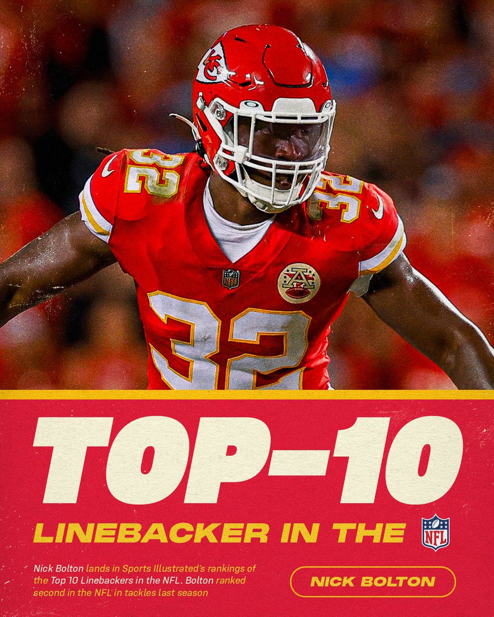 Chiefs's tweet photo. And still climbing ⚡️ Congrats, @_nickbolton2! https://t.co/sBVZf3t1XO