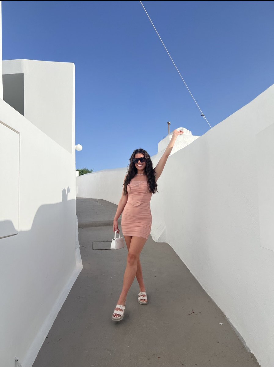 been eating gyros in santorini