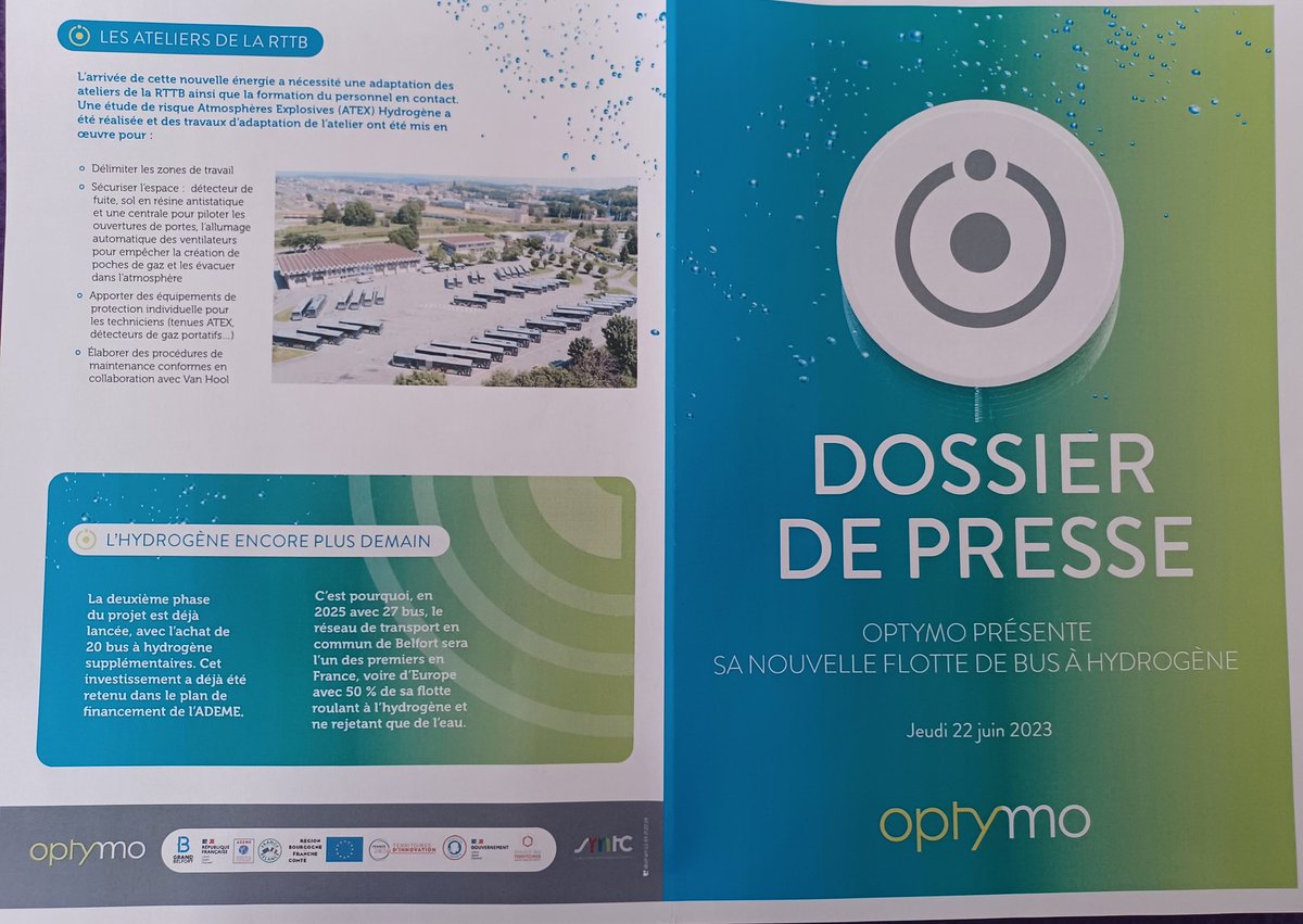 W_Lombardet's tweet photo. Ravi d'assister à la découverte du bus #hydrogene @SMTC90 et de contribuer à alimenter le territoire en #H2 #decarbone grâce #electrolyse #station HYNAMICS filiale de @EDFofficiel , belle dynamique #mobilite et #industries #bascarbone @GrandBelfort https://t.co/P1vhUDX1Qx