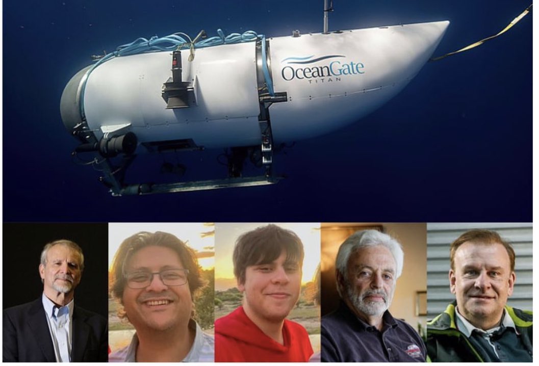 BREAKING NEWS: 
Confirmed: the 5-man crew of the Titan submersible have all very sadly died.💔

#OceanGate #Titan #Titanic #Submarine #TitanicChallenge
 #ShahzadaDawood