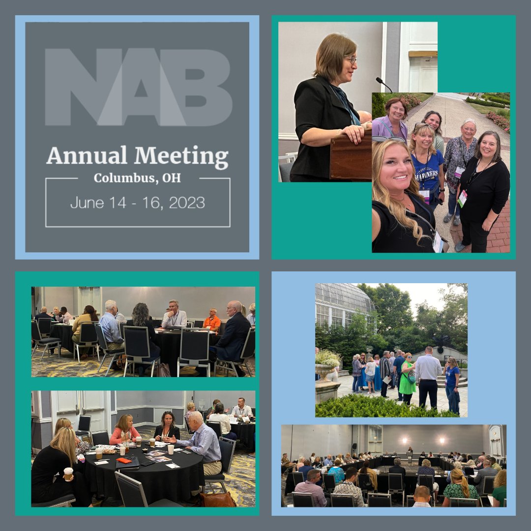 We hope you enjoyed NAB's 2023 Annual Meeting last week in Columbus, Ohio!

Make sure to save the date for the 2023 Mid-Year Meeting in New Orleans, October 25-27. Stay tuned for more details!