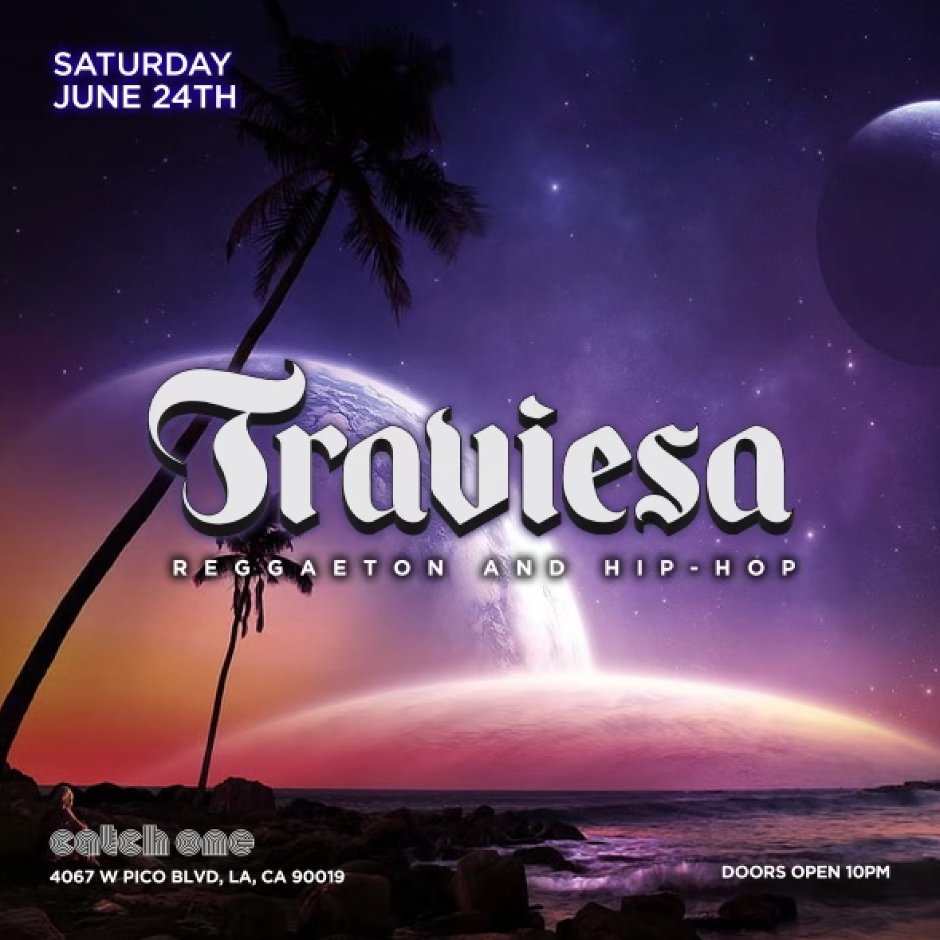 This Saturday June 24th Traviesa Party is back at Catch One 🔥 
Reggaeton + Hip-Hop vibes all night long 💃🏻
Link in bio to RSVP

#catchonela #picounion #losangeles #thisweekend #traviesaparty